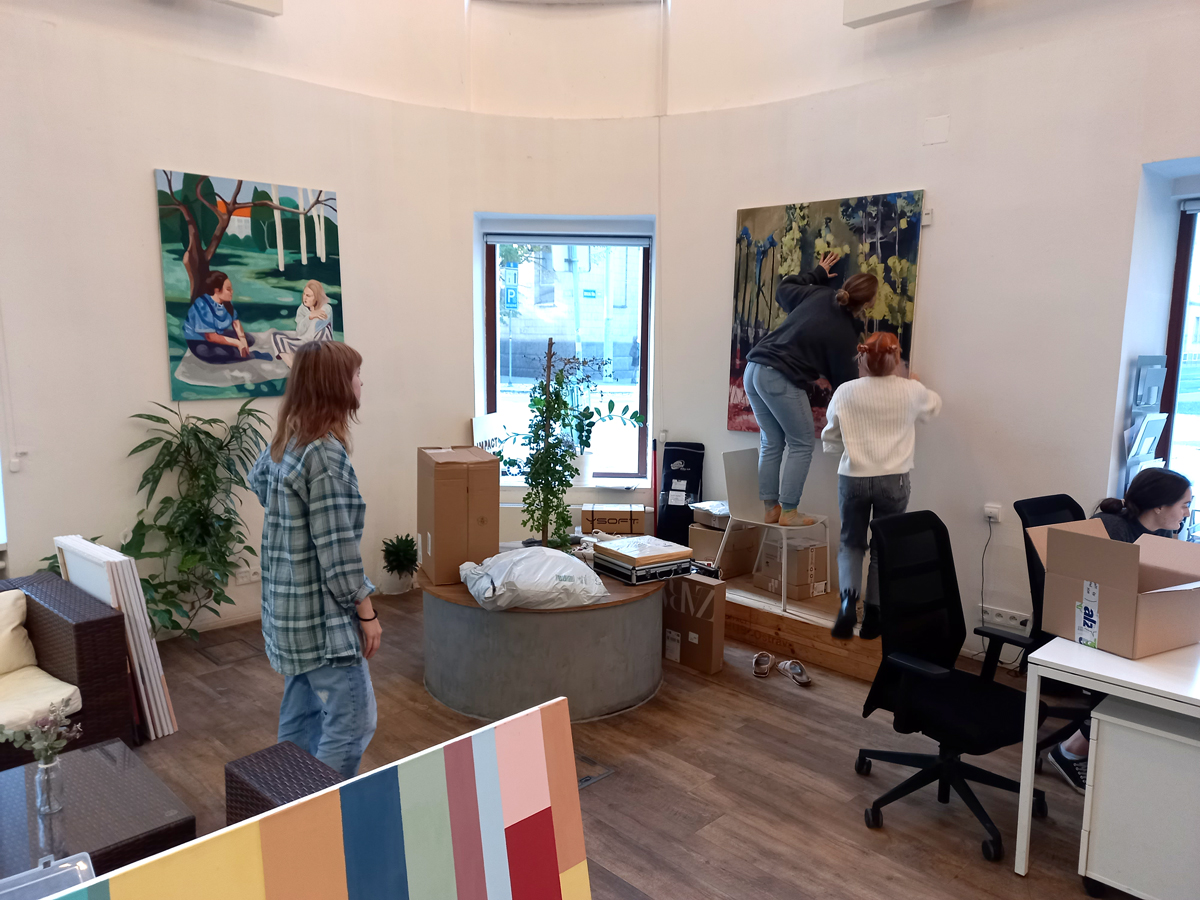 Malba v HUB Ostrava