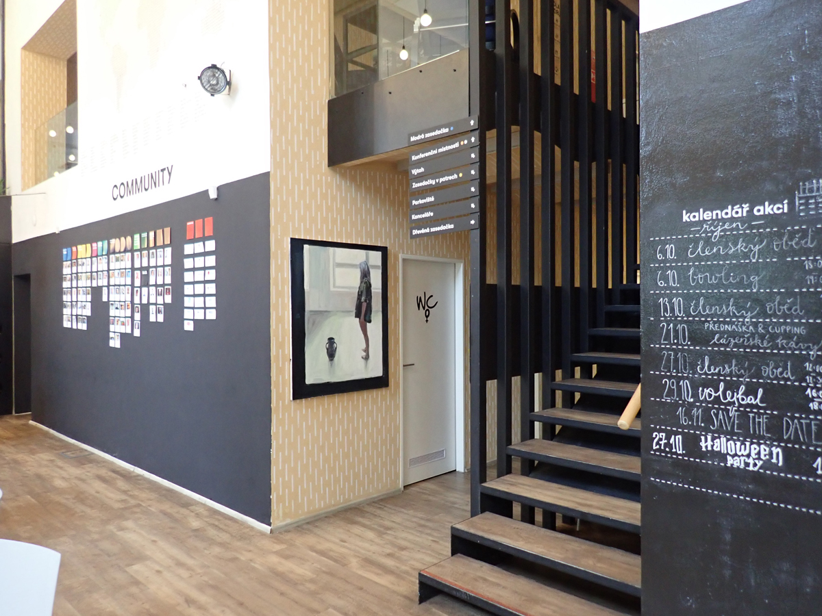 Malba v HUB Ostrava