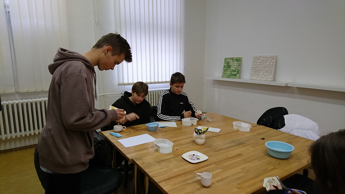 Fotografie z workshopu Keramiky