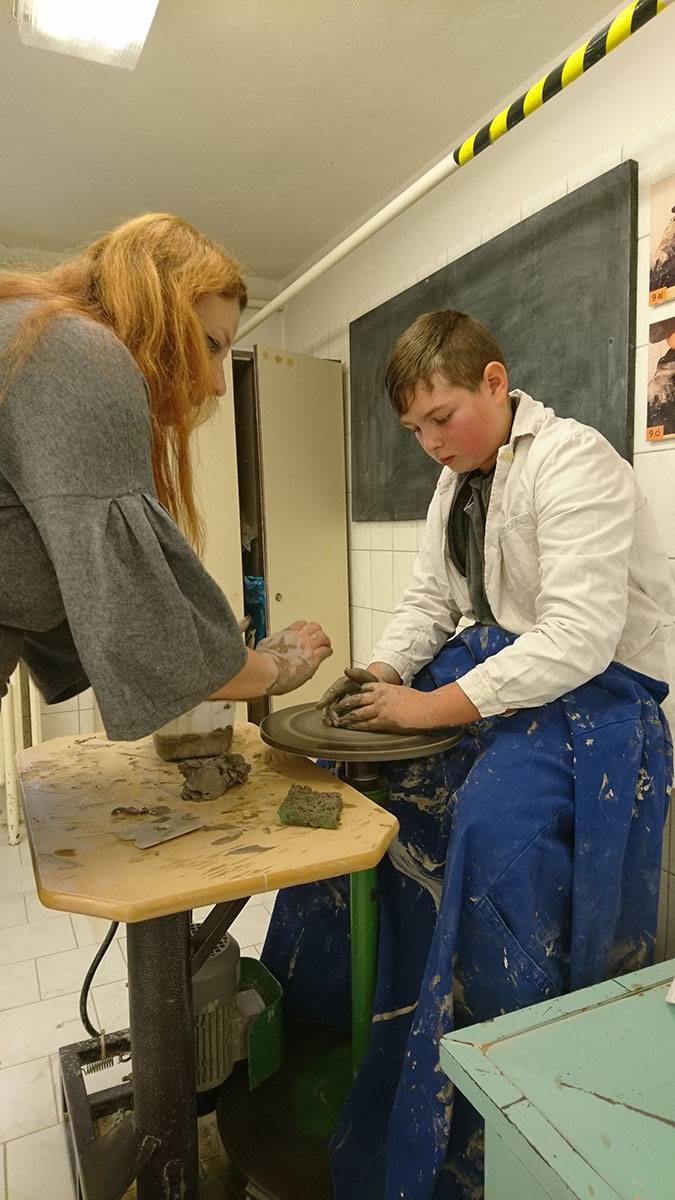 Fotografie z workshopu Keramiky